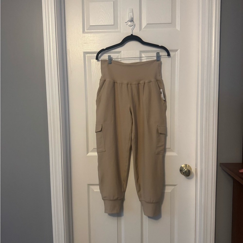 Old Navy Taupe Cargo Jogger Pants